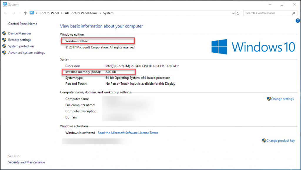Controleer of een PC voldoet aan de systeemvereisten van Bitdefender - Windows 10