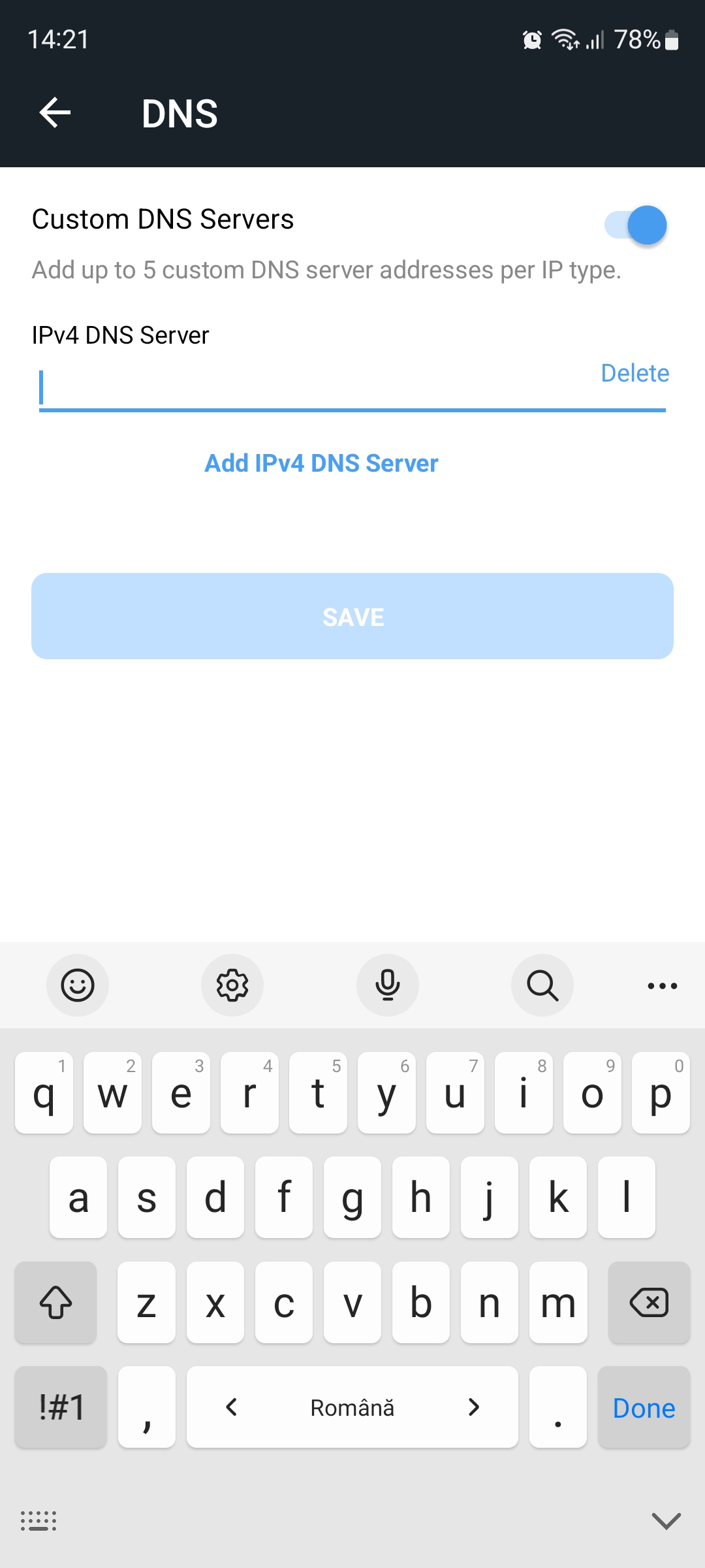 Een aangepaste DNS-server instellen op Bitdefender BOX