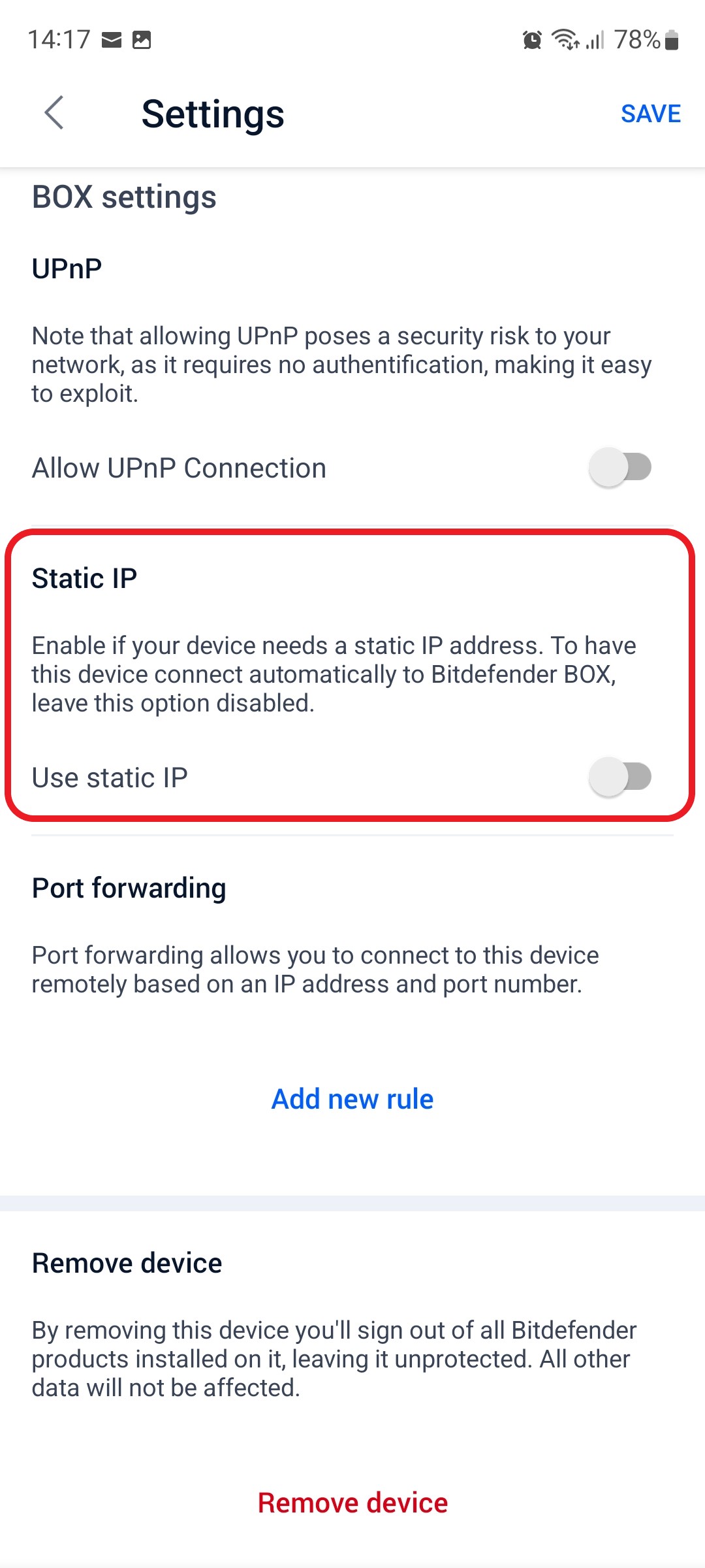 Hoe een statisch IP-adres op uw Bitdefender BOX reserveren