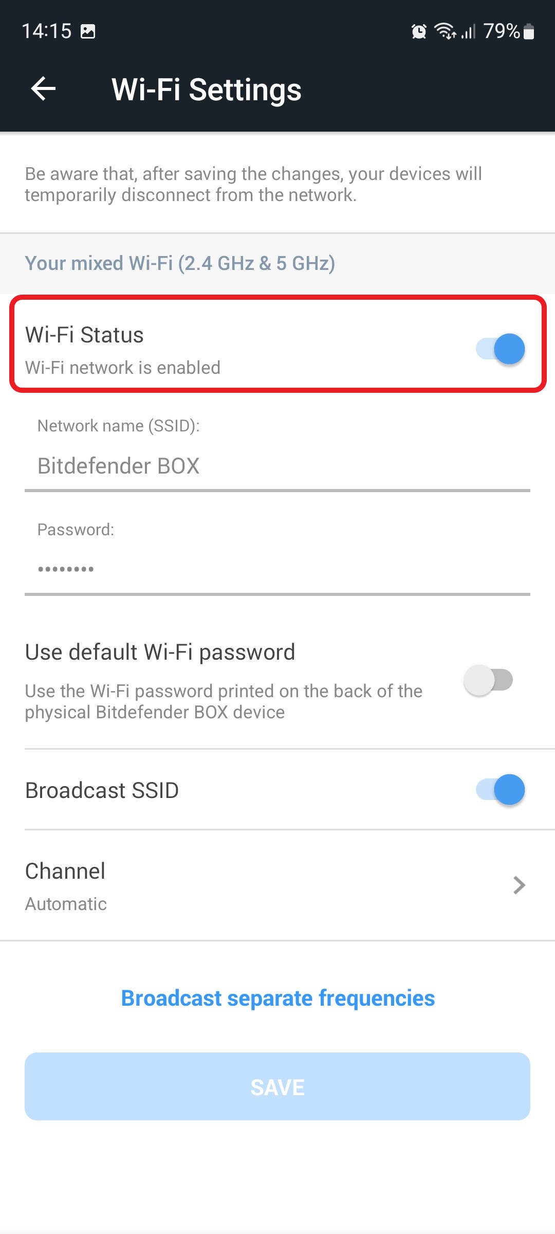 Hoe zet u Wi-Fi AAN of UIT op uw Bitdefender BOX
