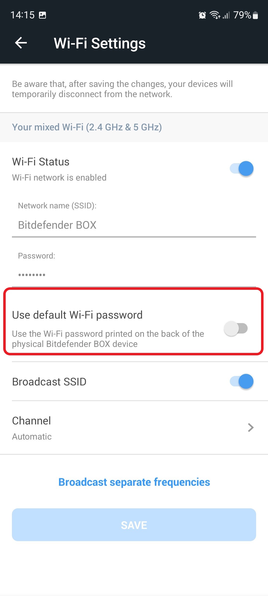 George Eliot Wreedheid Hover Het wachtwoord van uw Bitdefender BOX Wi-Fi-netwerk opnieuw instellen