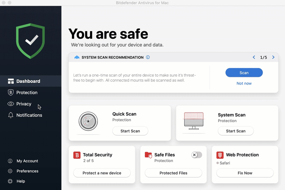 Hoe installeert u Bitdefender VPN op Mac via Bitdefender Antivirus for Mac